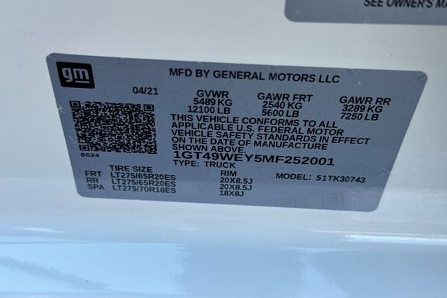 Used 2021 GMC Sierra 3500 Denali w/ Denali Ultimate Package AWD/4WD image 60