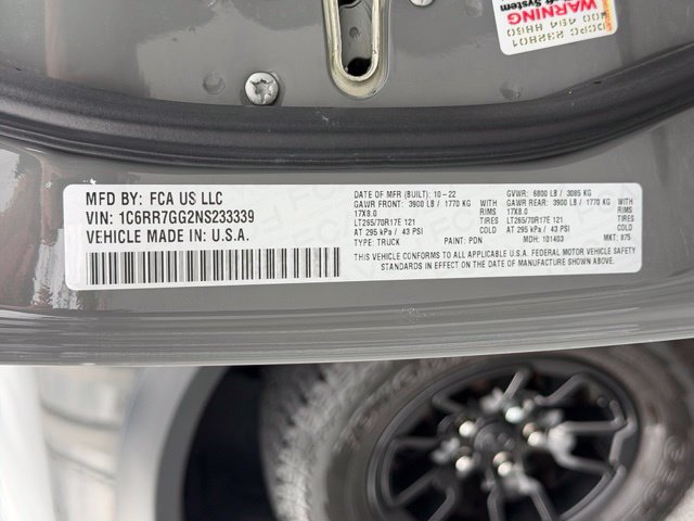 Used 2022 RAM 1500 Warlock w/ Ceramic Gray Warlock Package AWD/4WD image 23