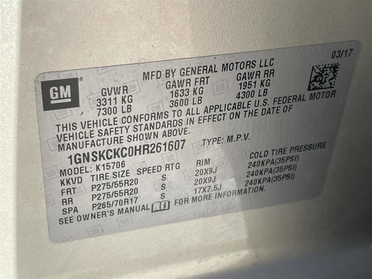 Used 2017 Chevrolet Tahoe Premier AWD/4WD image 12