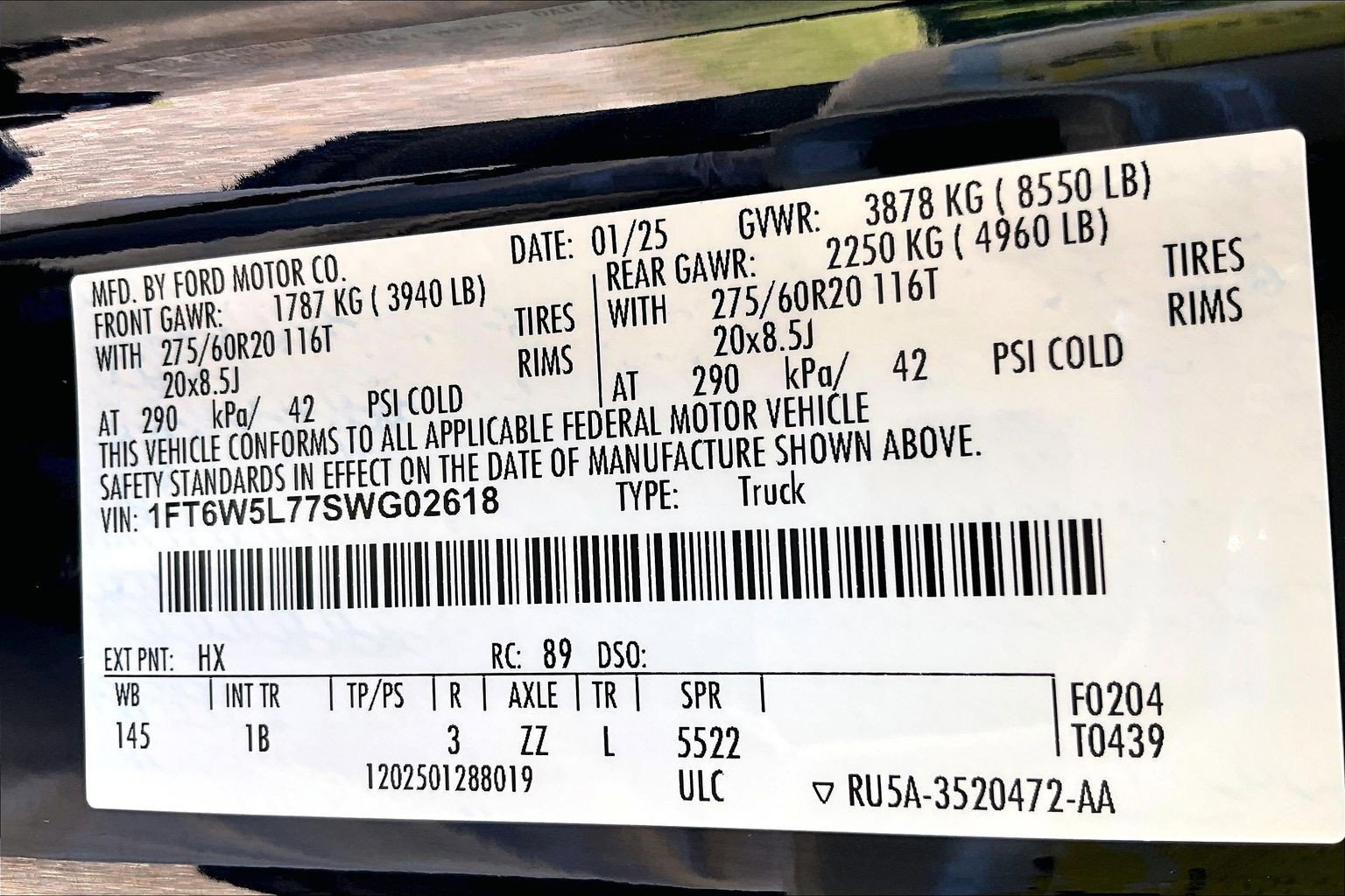 Certified 2025 Ford F150 Lightning Lariat AWD/4WD image 34