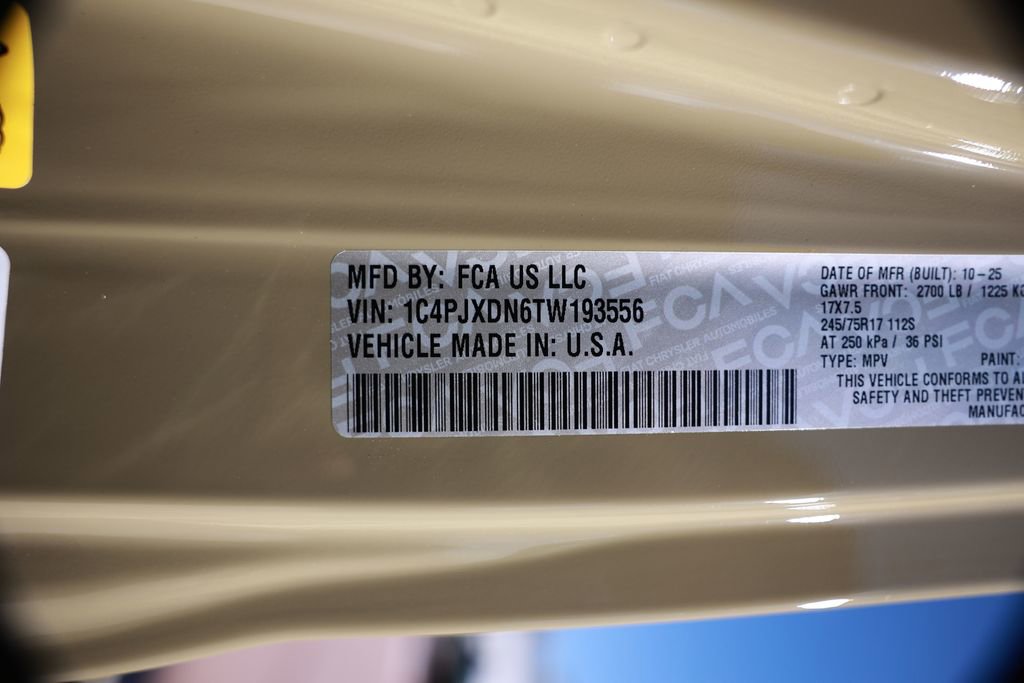 New 2026 Jeep Wrangler Sport S image 36