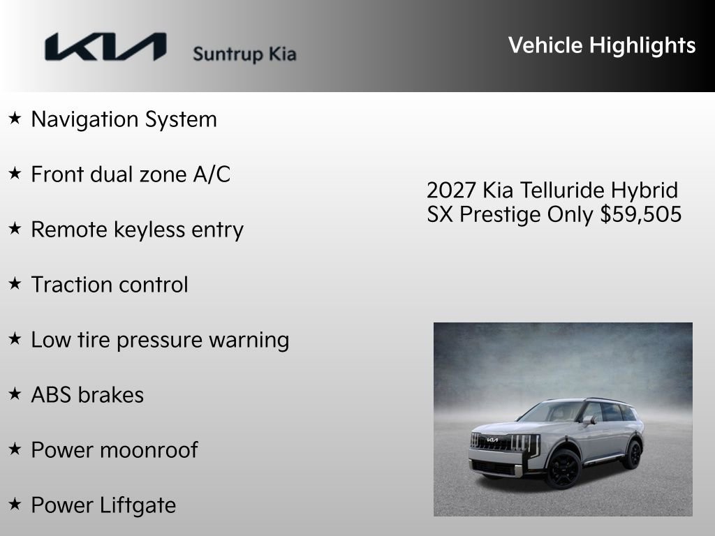 New 2027 Kia Telluride X-Line SX Prestige image 7