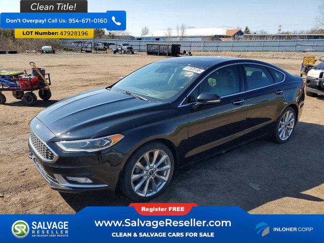 Used 2017 Ford Fusion Platinum AWD/4WD image 1