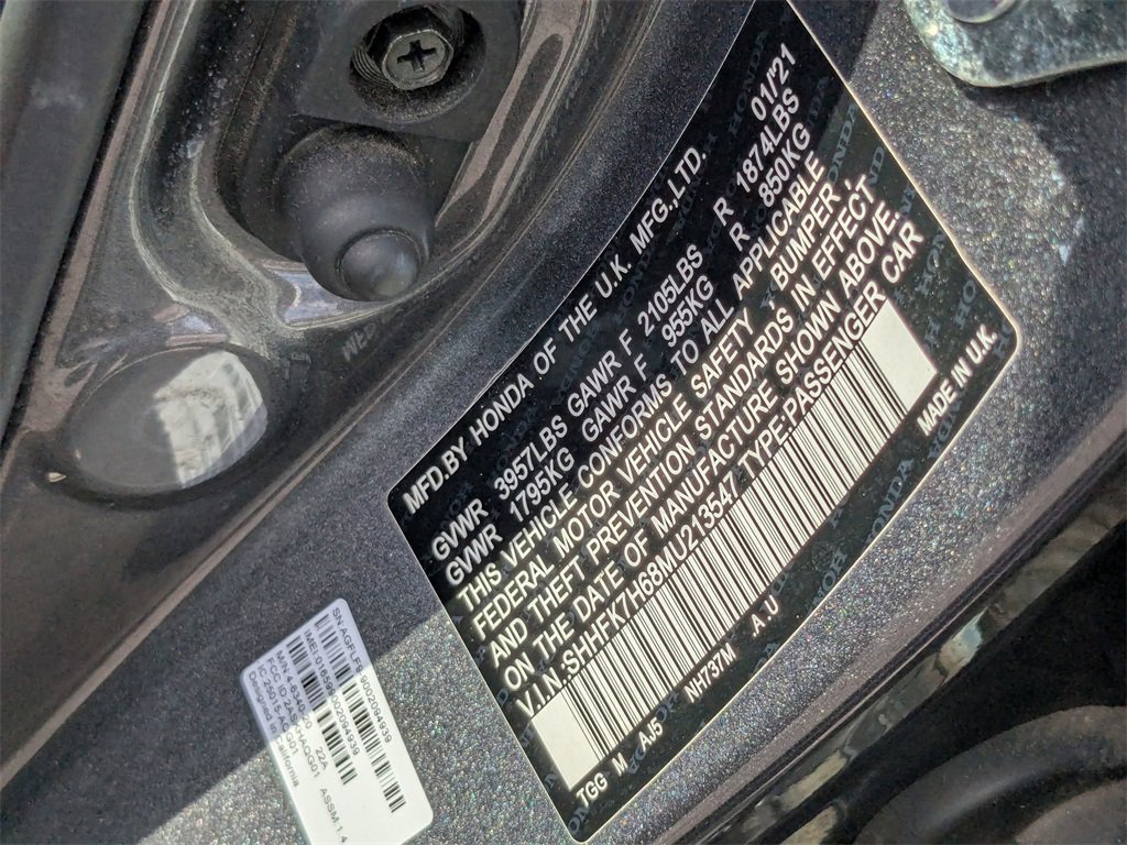 Used 2021 Honda Civic EX image 34
