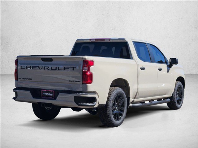 New 2026 Chevrolet Silverado 1500 Custom w/ Turbomax Blackout Package RWD image 2