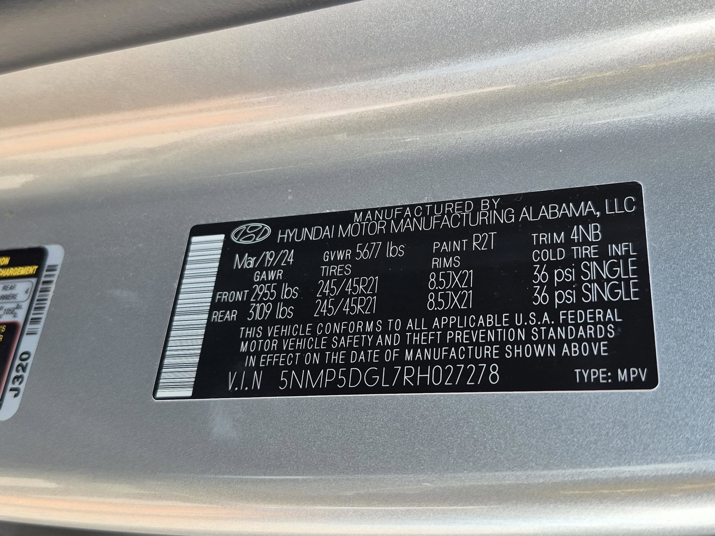 Used 2024 Hyundai Santa Fe Calligraphy AWD/4WD image 36