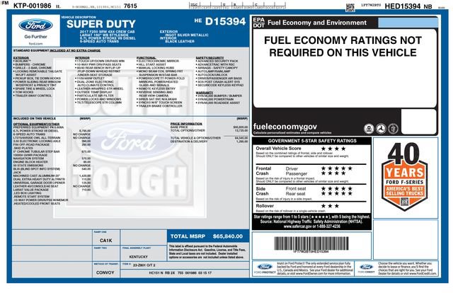 Used 2017 Ford F250 Lariat w/ Lariat Value Package AWD/4WD image 39