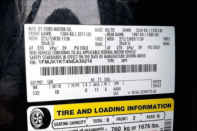 Used 2022 Ford Expedition Max Limited RWD image 6