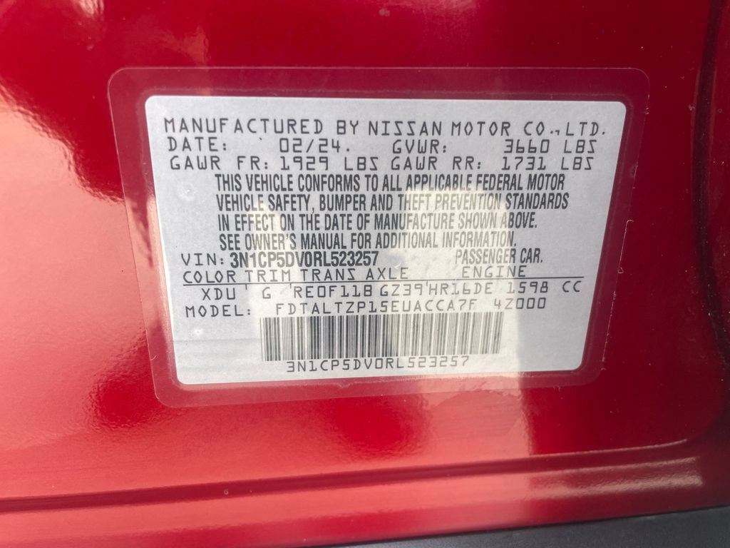 Certified 2024 Nissan Kicks SR w/ SR Premium Package FWD image 30