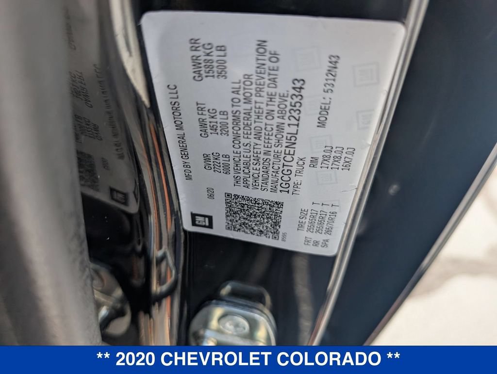 Used 2020 Chevrolet Colorado LT w/ Luxury Package AWD/4WD image 32