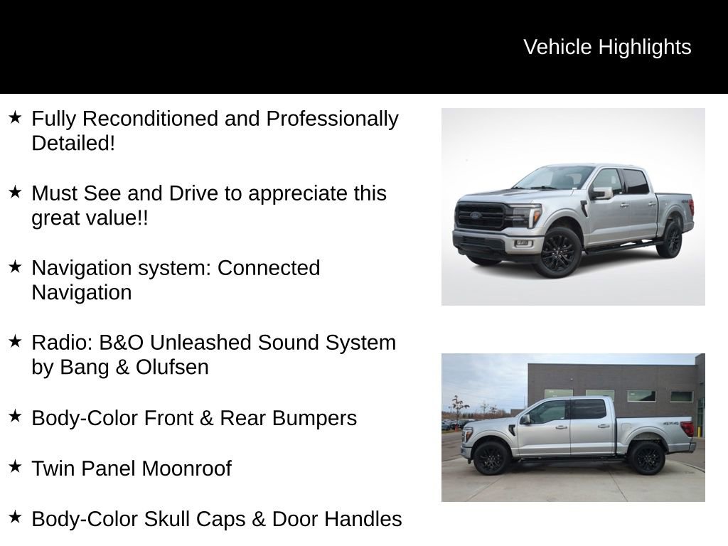 Used 2024 Ford F150 Lariat w/ Equipment Group 502A High image 31