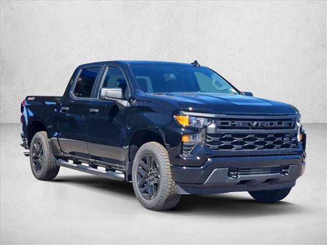 New 2026 Chevrolet Silverado 1500 Custom w/ Turbomax Blackout Package AWD/4WD image 7