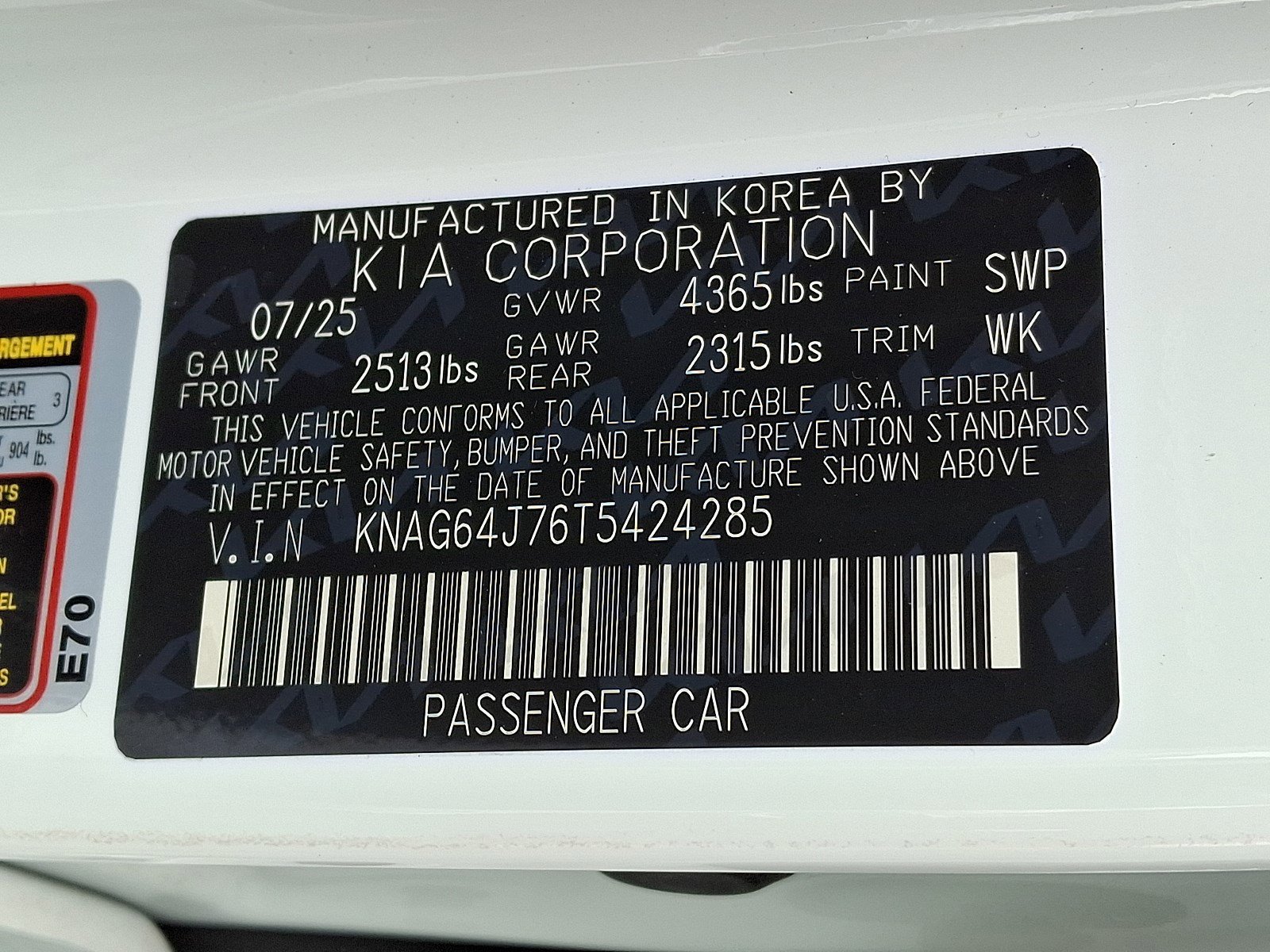 New 2026 Kia K5 GT-Line w/ GT-Line Red Interior Package image 13