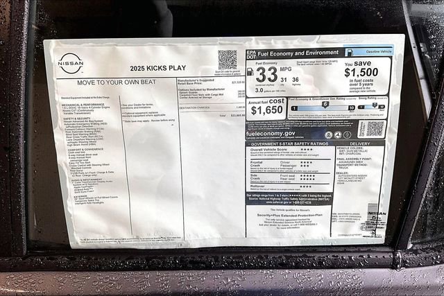 New 2025 Nissan Kicks Play S image 33