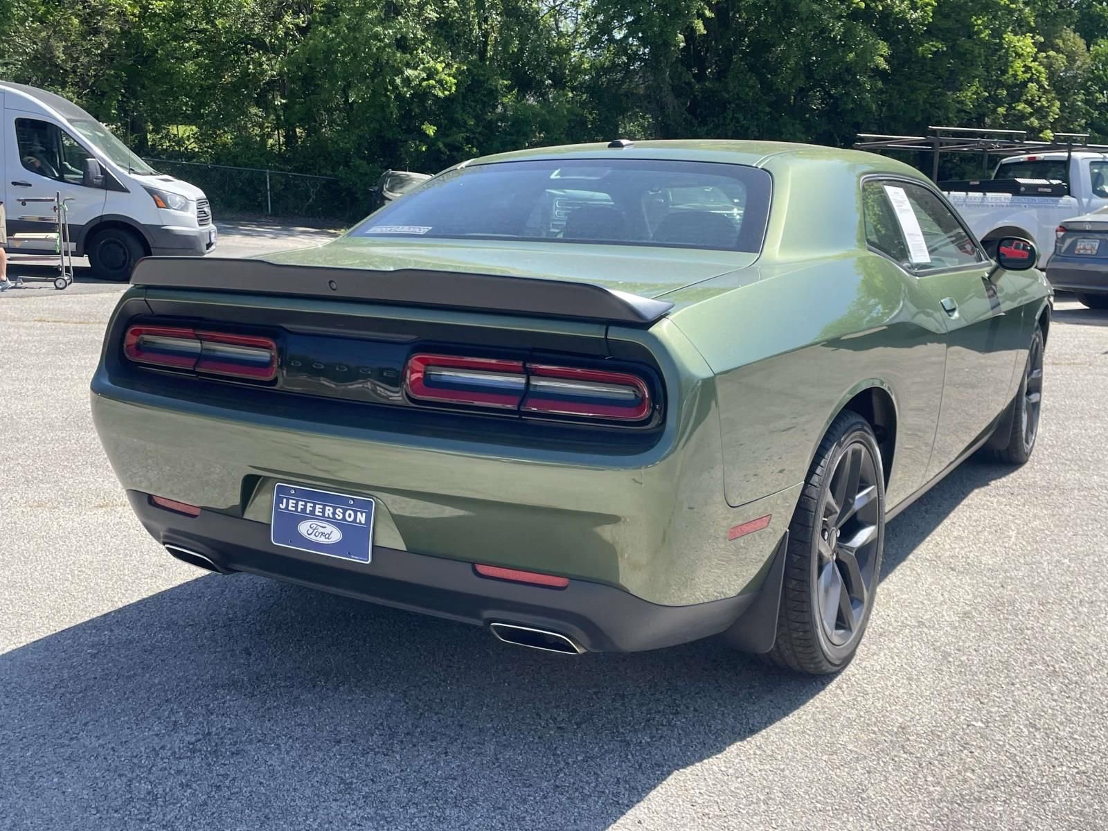 Used 2021 Dodge Challenger SXT w/ Blacktop Package RWD image 3