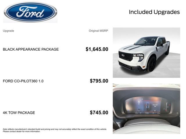 New 2025 Ford Maverick XLT w/ Black Appearance Package image 2