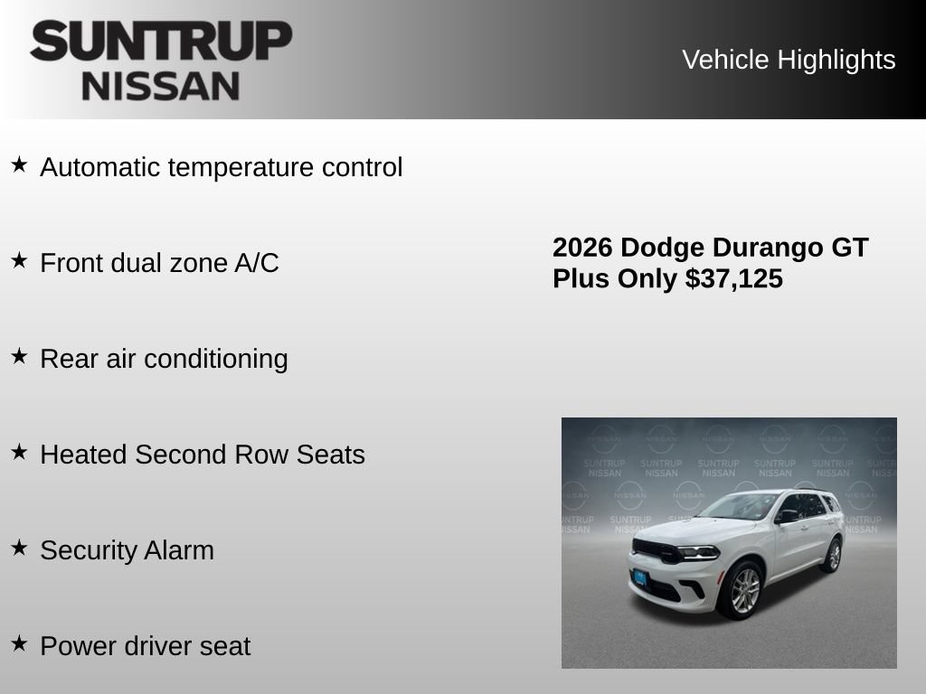 Used 2026 Dodge Durango GT AWD/4WD image 16