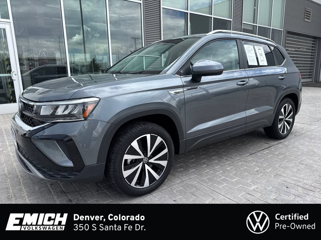 Certified 2023 Volkswagen Taos SE w/ Panoramic Sunroof Package AWD/4WD 360° Tour