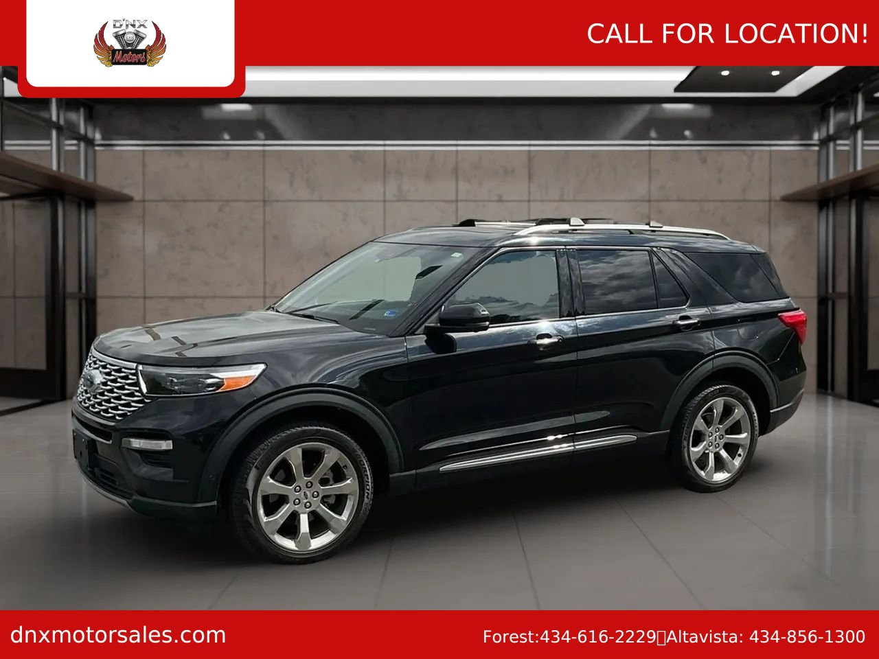 Used 2020 Ford Explorer Platinum w/ Premium Technology Package