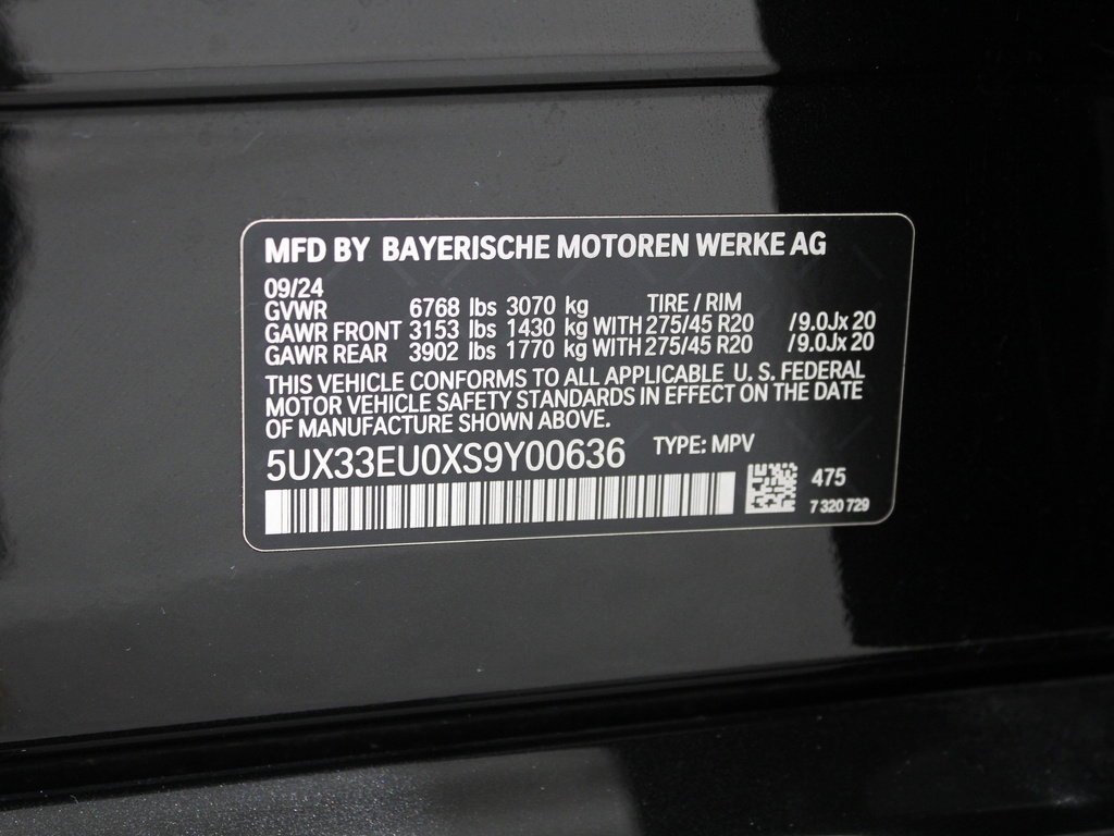 Certified 2025 BMW X5 M60i w/ Parking Assistance Package image 21