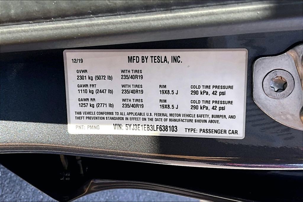Used 2020 Tesla Model 3 Long Range AWD/4WD image 31