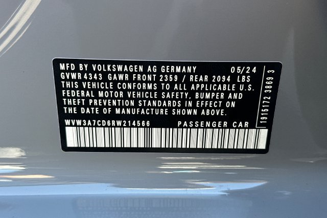 Used 2024 Volkswagen GTI SE FWD image 34