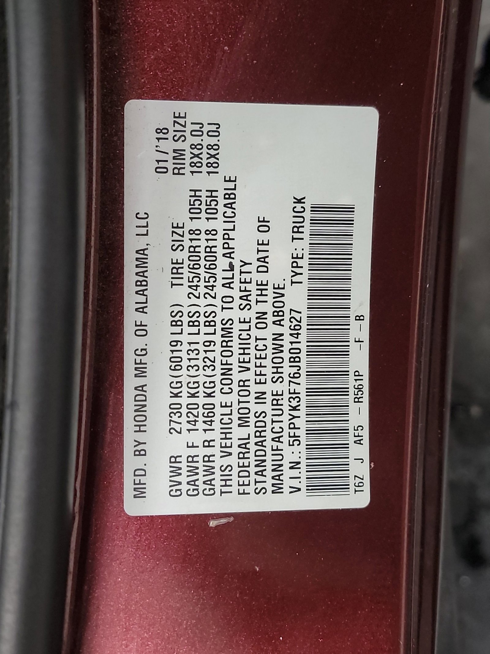 Used 2018 Honda Ridgeline RTL-E image 33