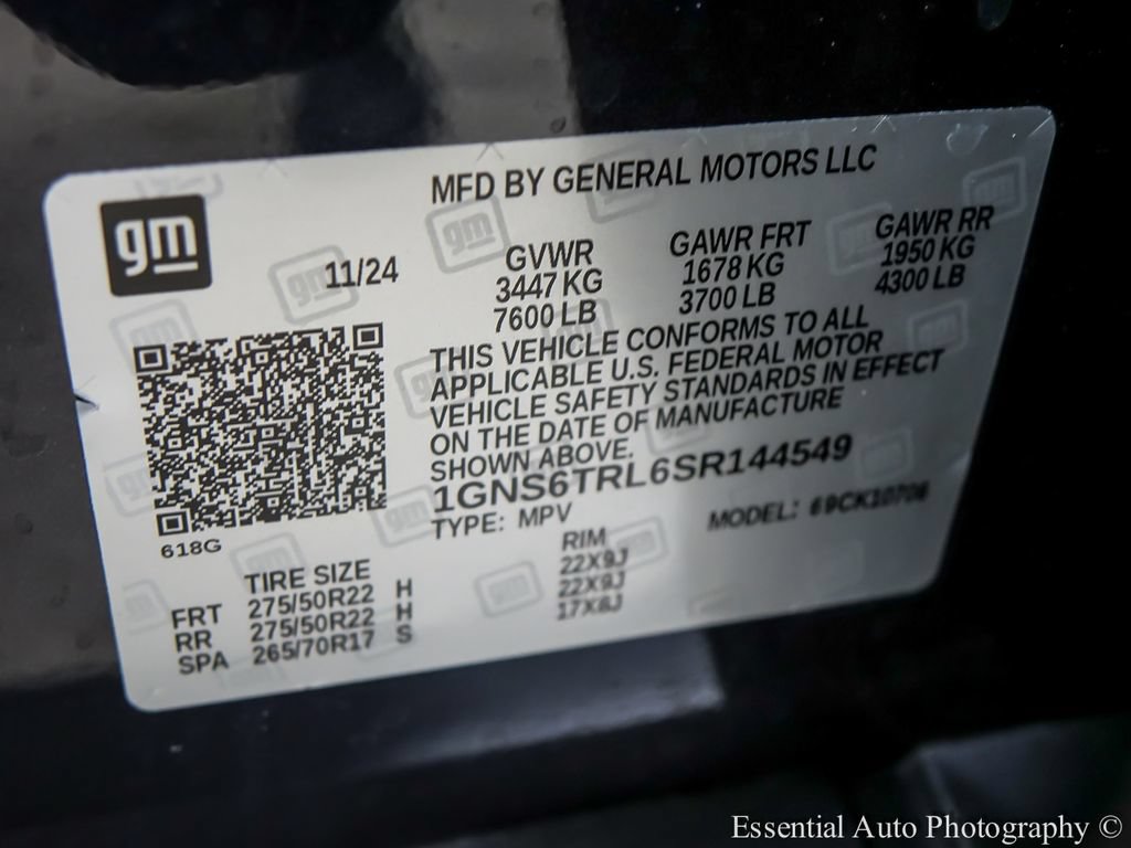 Used 2025 Chevrolet Tahoe High Country w/ Sun And Tow Package AWD/4WD image 26