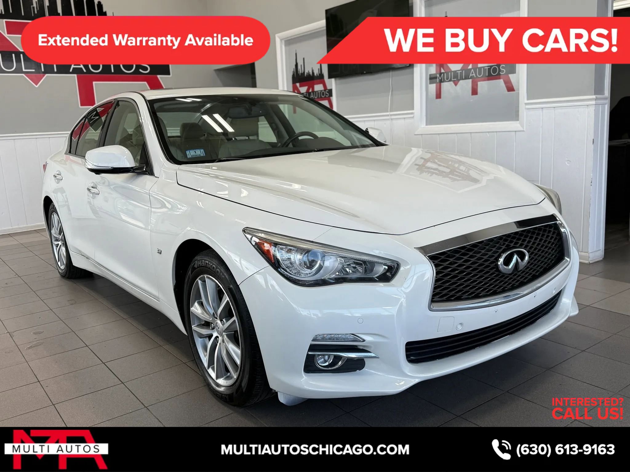 Used 2015 INFINITI Q50 Premium w/ Deluxe Touring Package image 4