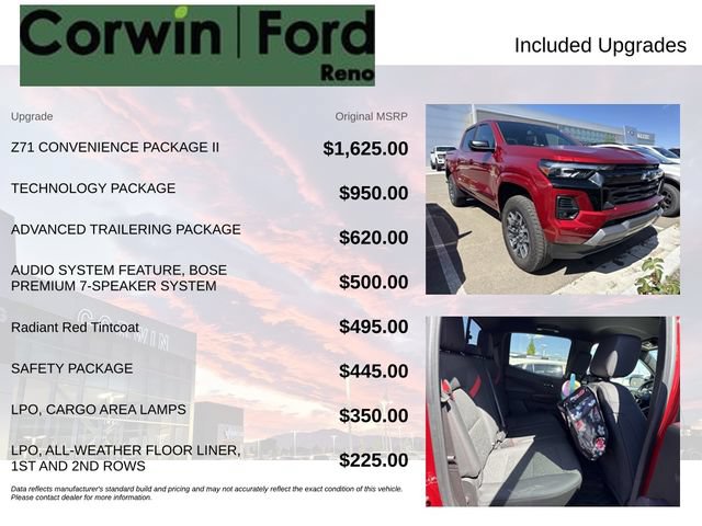 Used 2024 Chevrolet Colorado Z71 w/ Z71 Convenience Package 2 AWD/4WD image 3