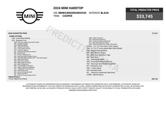Used 2024 MINI Cooper 4-Door Hardtop FWD image 3