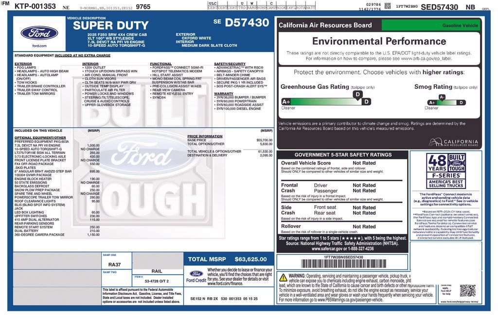 Certified 2025 Ford F250 XLT w/ 360-Degree Camera Package AWD/4WD image 39