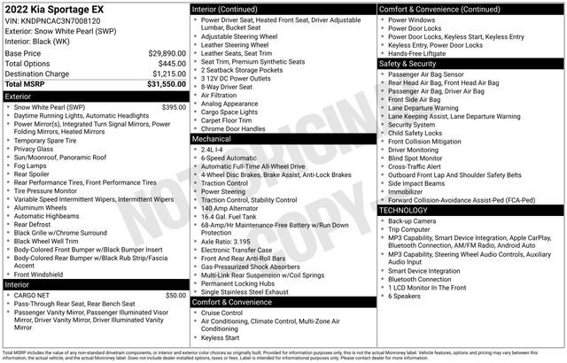 Used 2022 Kia Sportage EX image 32