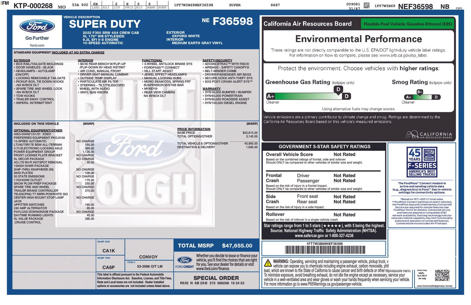 Used 2022 Ford F350 XL w/ Power Equipment Group AWD/4WD image 34