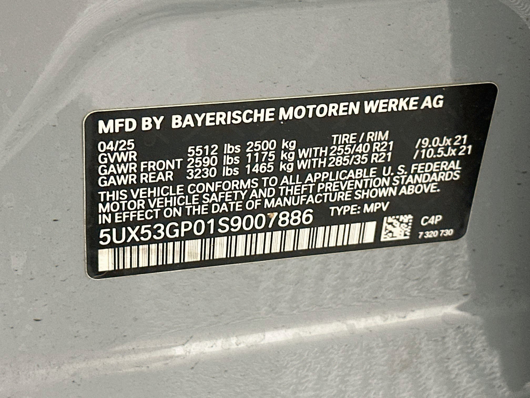 Used 2025 BMW X3 xDrive30i w/ M Sport Package AWD/4WD image 12