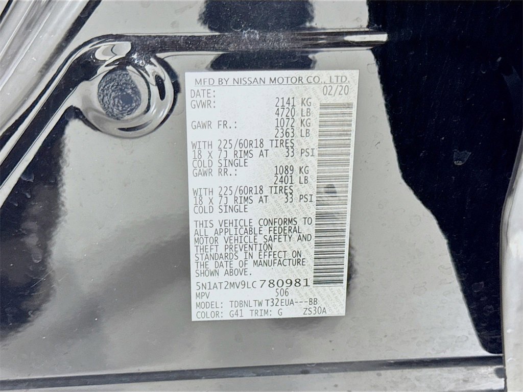 Used 2020 Nissan Rogue SV w/ Premium Package image 48