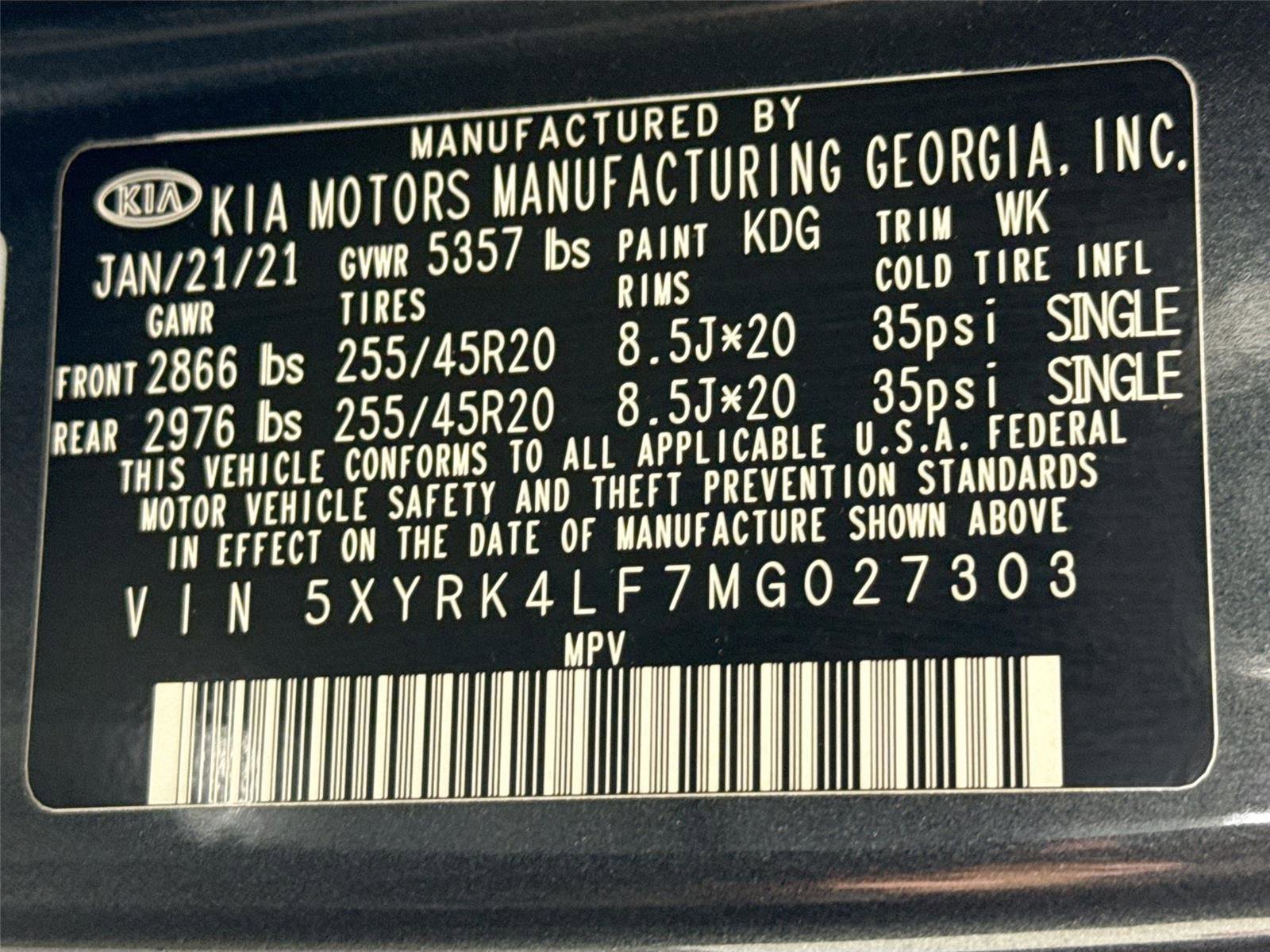 Used 2021 Kia Sorento SX FWD image 46