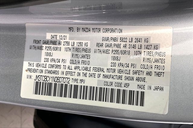 Used 2022 MAZDA CX-9 Touring image 34