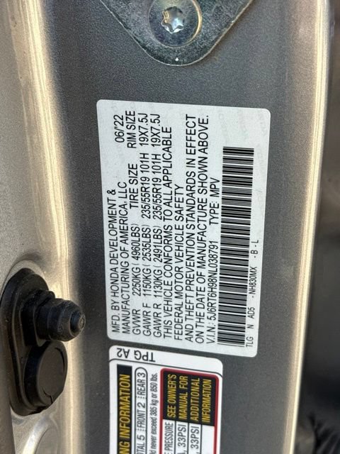 Used 2022 Honda CR-V Touring image 14