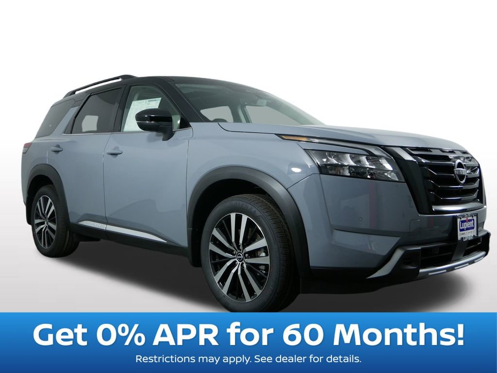 New 2025 Nissan Pathfinder Platinum w/ Black Appearance Package 360° Tour