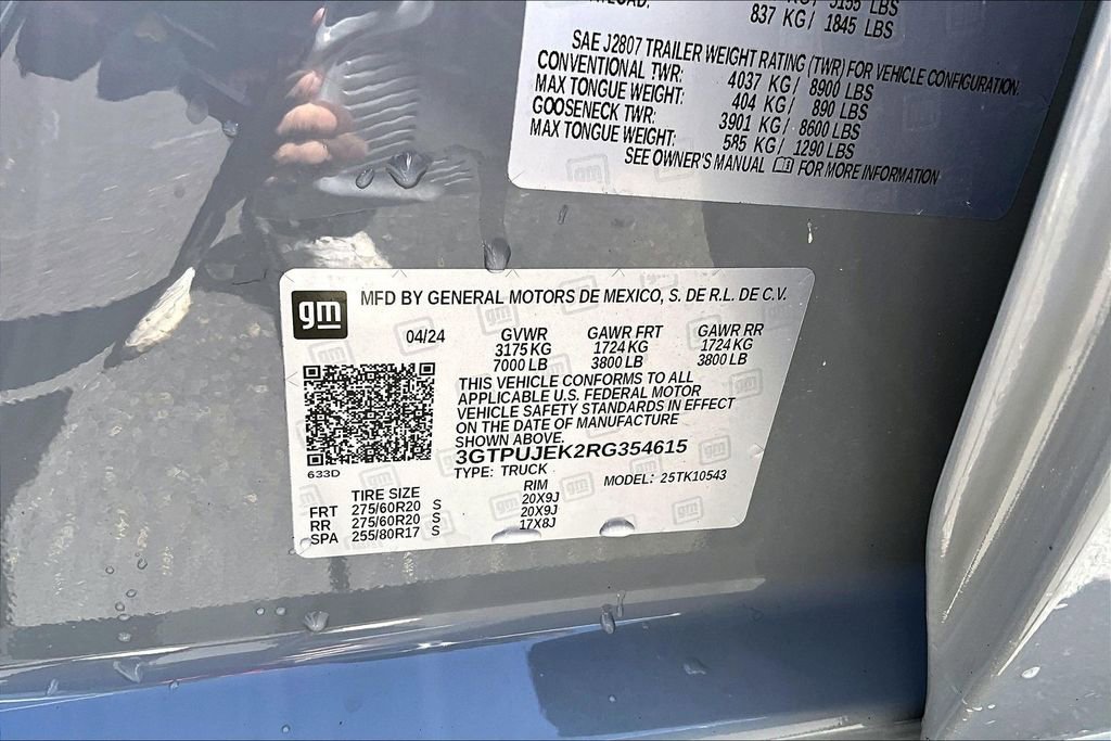 Used 2024 GMC Sierra 1500 Elevation image 14