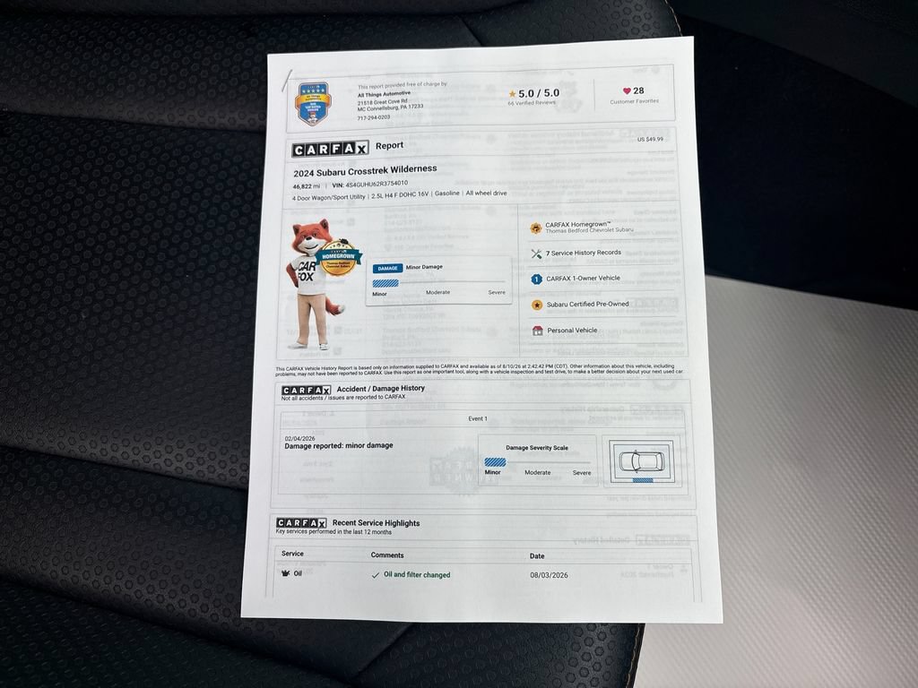 Certified 2024 Subaru Crosstrek 2.5i Wilderness w/ Crosstrek Mirror Package AWD/4WD image 41