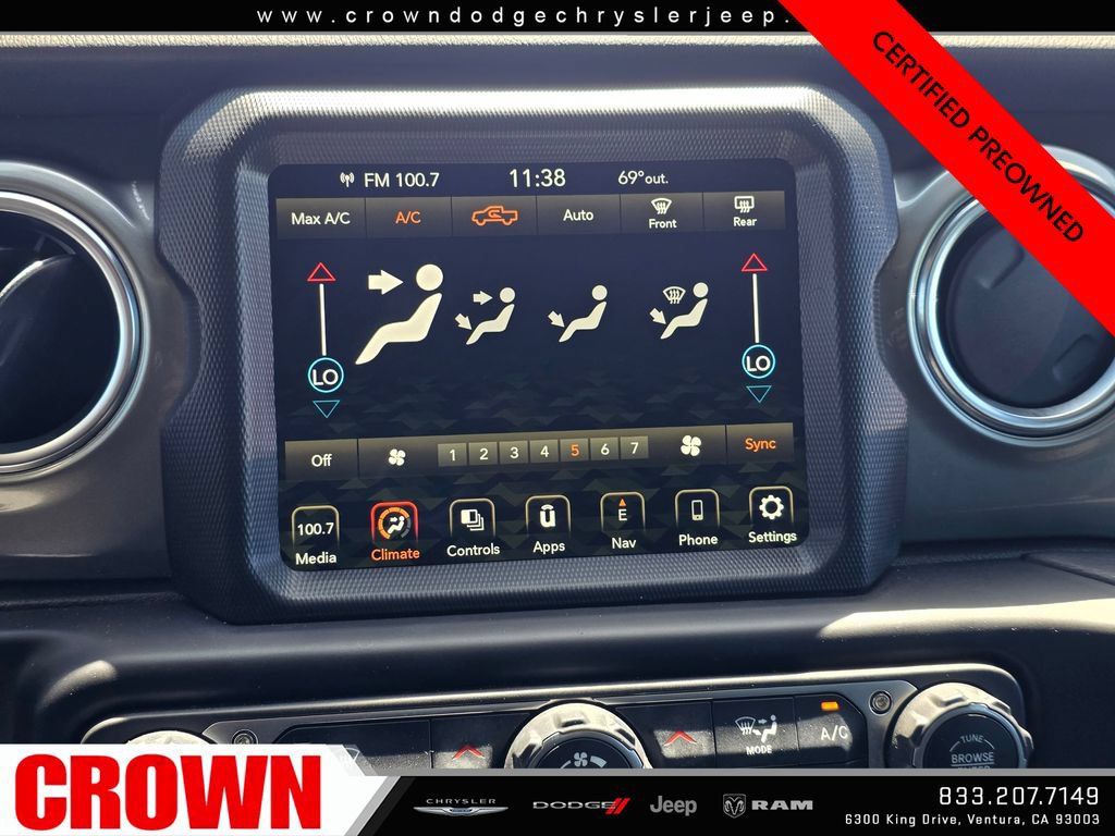 Certified 2023 Jeep Gladiator Overland AWD/4WD image 22