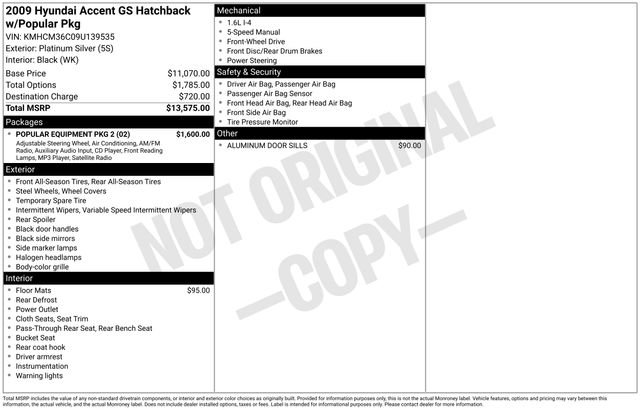 Used 2009 Hyundai Accent GS w/ Popular Equipment Pkg 2 image 28