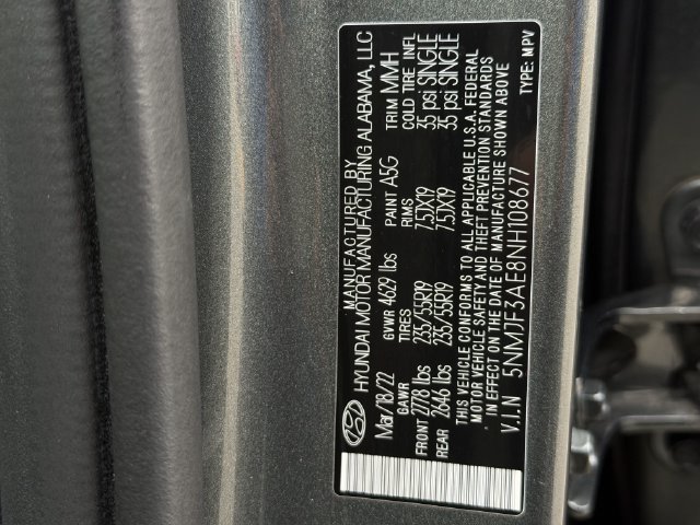 Used 2022 Hyundai Tucson SEL w/ Convenience Package FWD image 28
