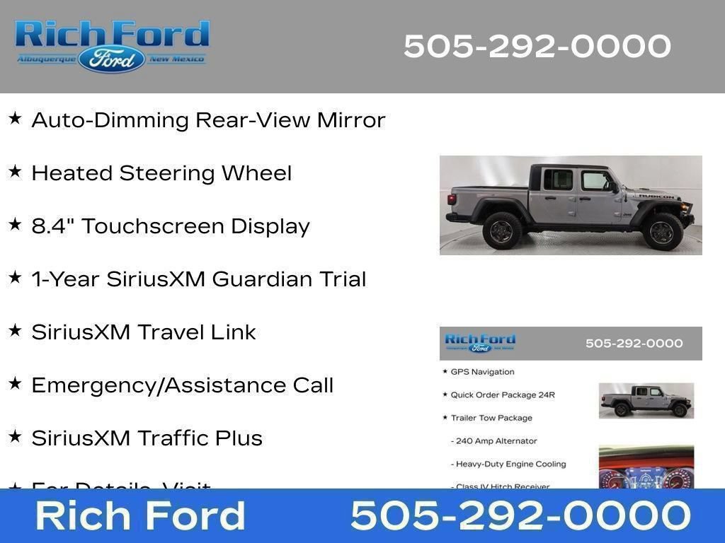 Used 2021 Jeep Gladiator Rubicon AWD/4WD image 71