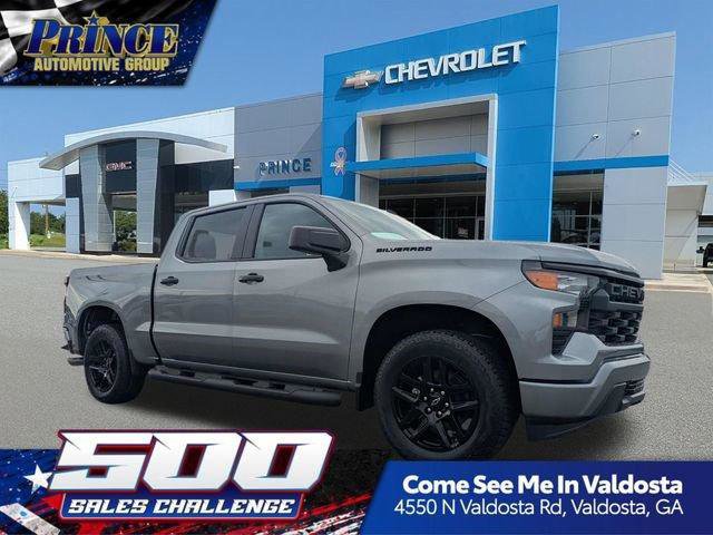 New 2026 Chevrolet Silverado 1500 Custom w/ Turbomax Blackout Package RWD image 1