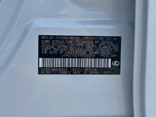New 2026 Lexus IS 350 F Sport w/ Technology Package RWD image 41