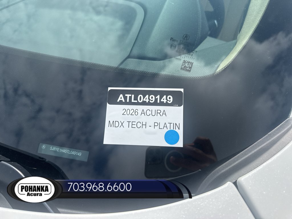 New 2026 Acura MDX w/ Technology Package AWD/4WD image 41