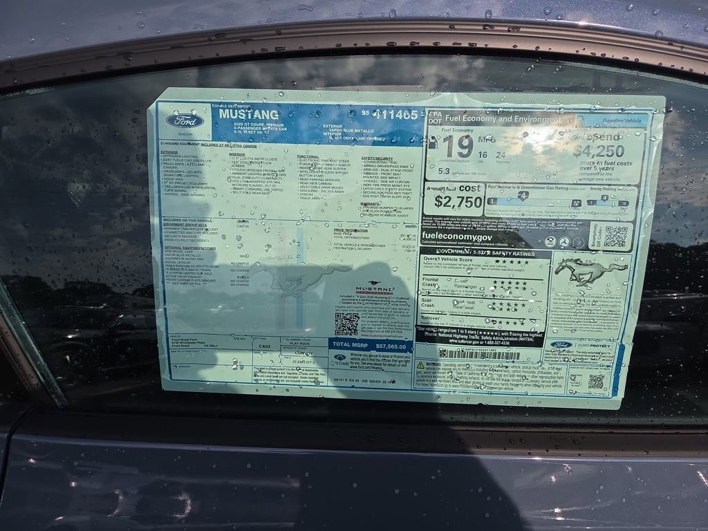 New 2025 Ford Mustang GT Premium image 30